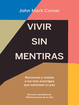 cover image of Vivir sin mentiras